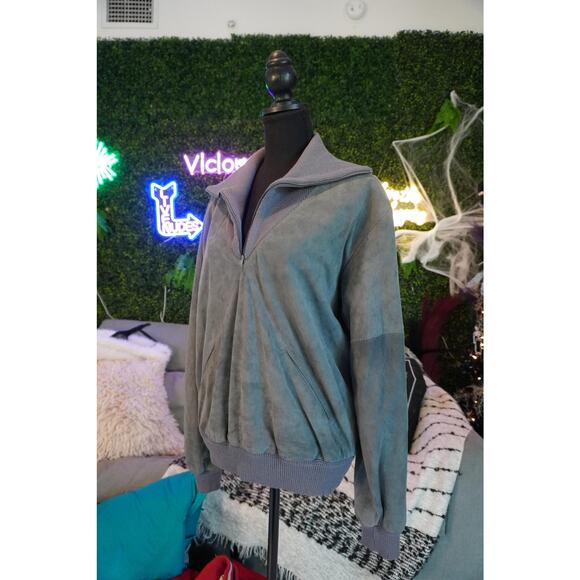 Vintage Nino Cerruti Sport Leather Pullover - Picture 3 of 10